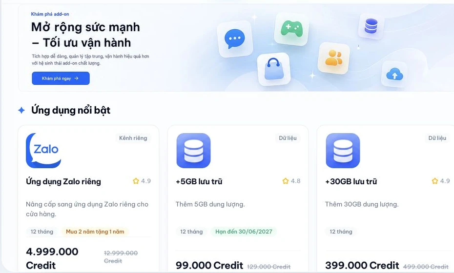 Chi tiết add-on